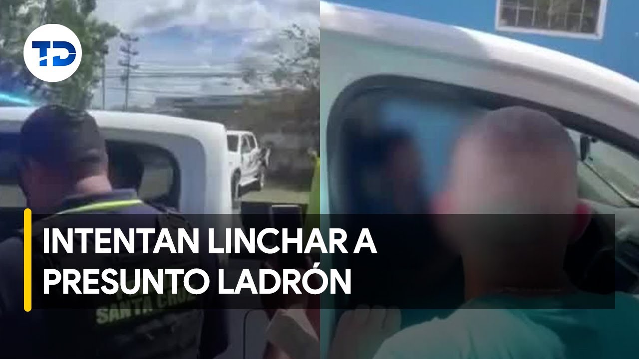 Vecinos descubren a hombre robando vehículo