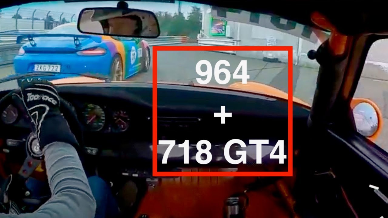 Porsche 964 3.8 & 718 GT4 - Having fun! - Nürburgring Nordschleife
