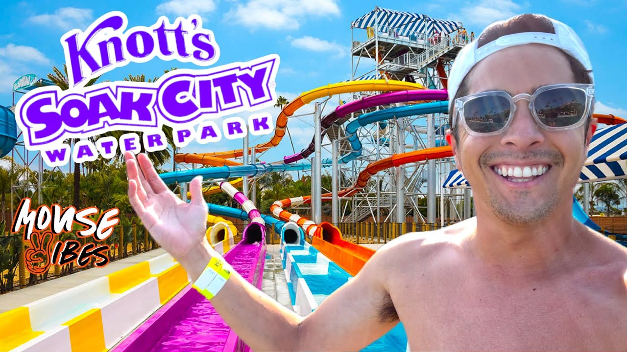 НАШ ВПЕРВЫЕ В АКВАПАРКЕ KNOTT'S SOAK CITY | Mouse Vibes