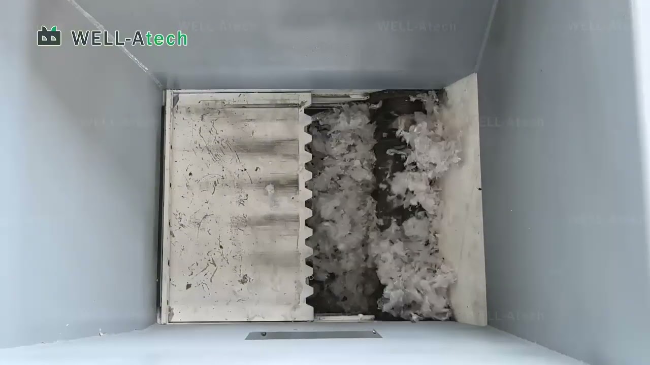 Argentina Single Shaft Shredder Project#PlasticFilmShredder #CardboardShredder #MetalShredder