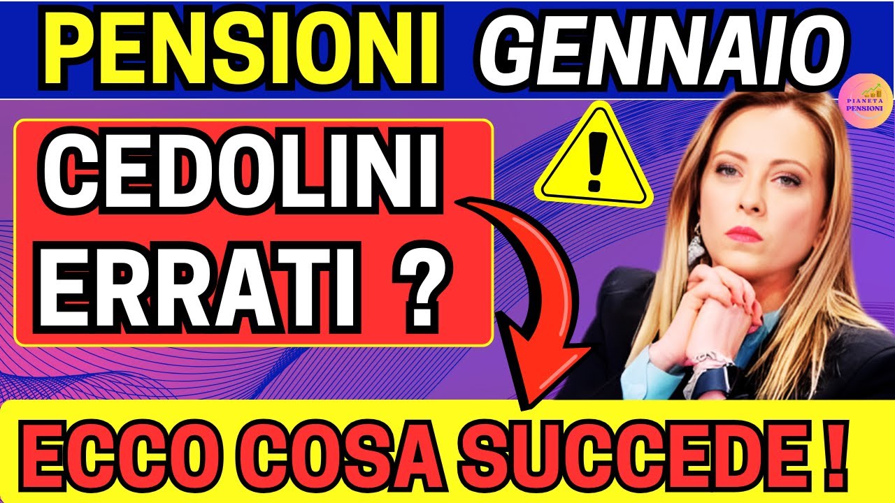 📢PENSIONI 2026: IL CEDOLINO NON CORRISPONDE?👉 ECCO PERCH&Eacute;