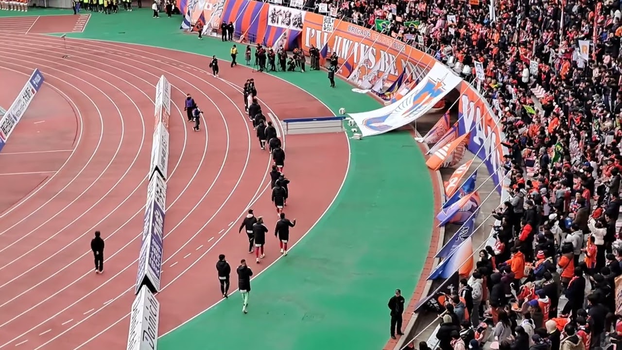 【アルビレックス新潟】高知戦　試合終了後の挨拶