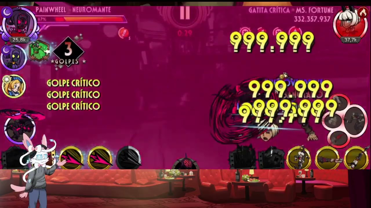 skullgirls mobile game play de chill atrapa moscas casi al fianl