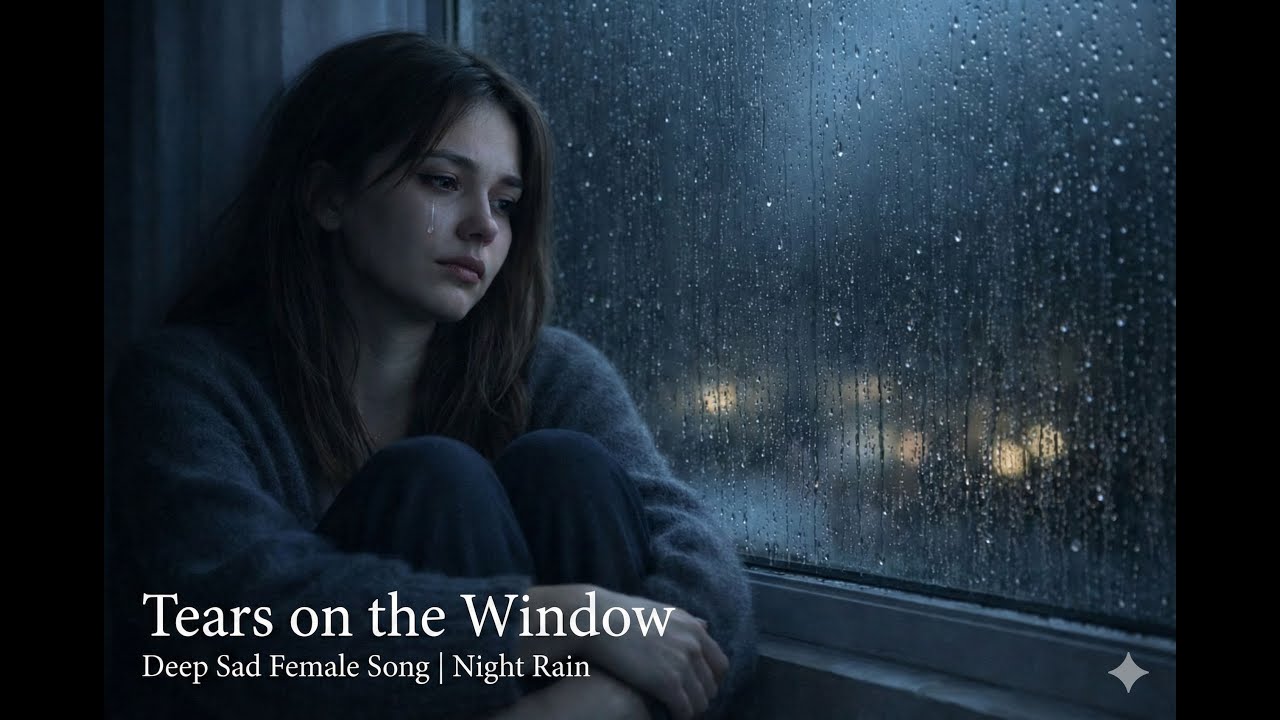 Tears on the Window | Deep Sad Female Song | Night Rain