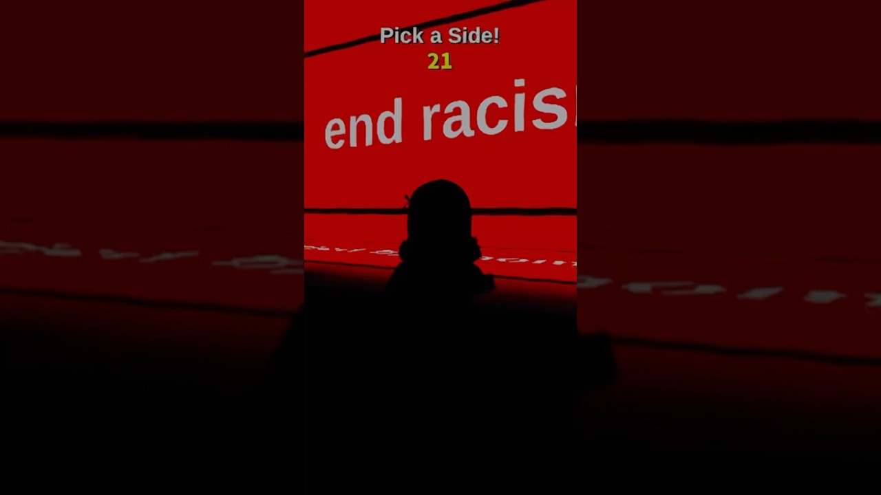 end racism!! ⚠️ #roblox #pick #virlshort #fyp #endracism