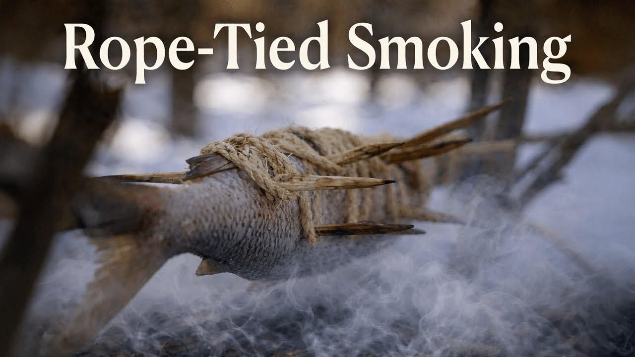 Smoking Freshly Caught Fish Using Wooden Pins and Rope | Wild Kitchen Episode 6 | Flambe!