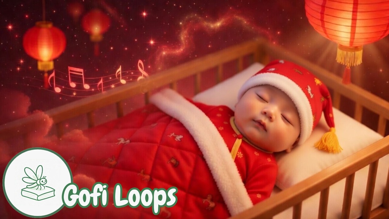 🌙1 Hour Chinese New Year Lullaby Instrumental 2026 – Pure Relaxation & Bedtime Music (No Singing) 🌙