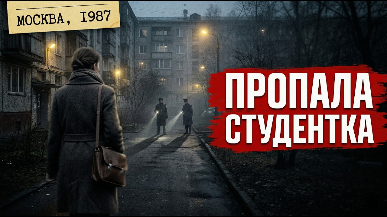 Москва, 1987. Студентка ушла в институт и исчезла. Один звонок изменил всё