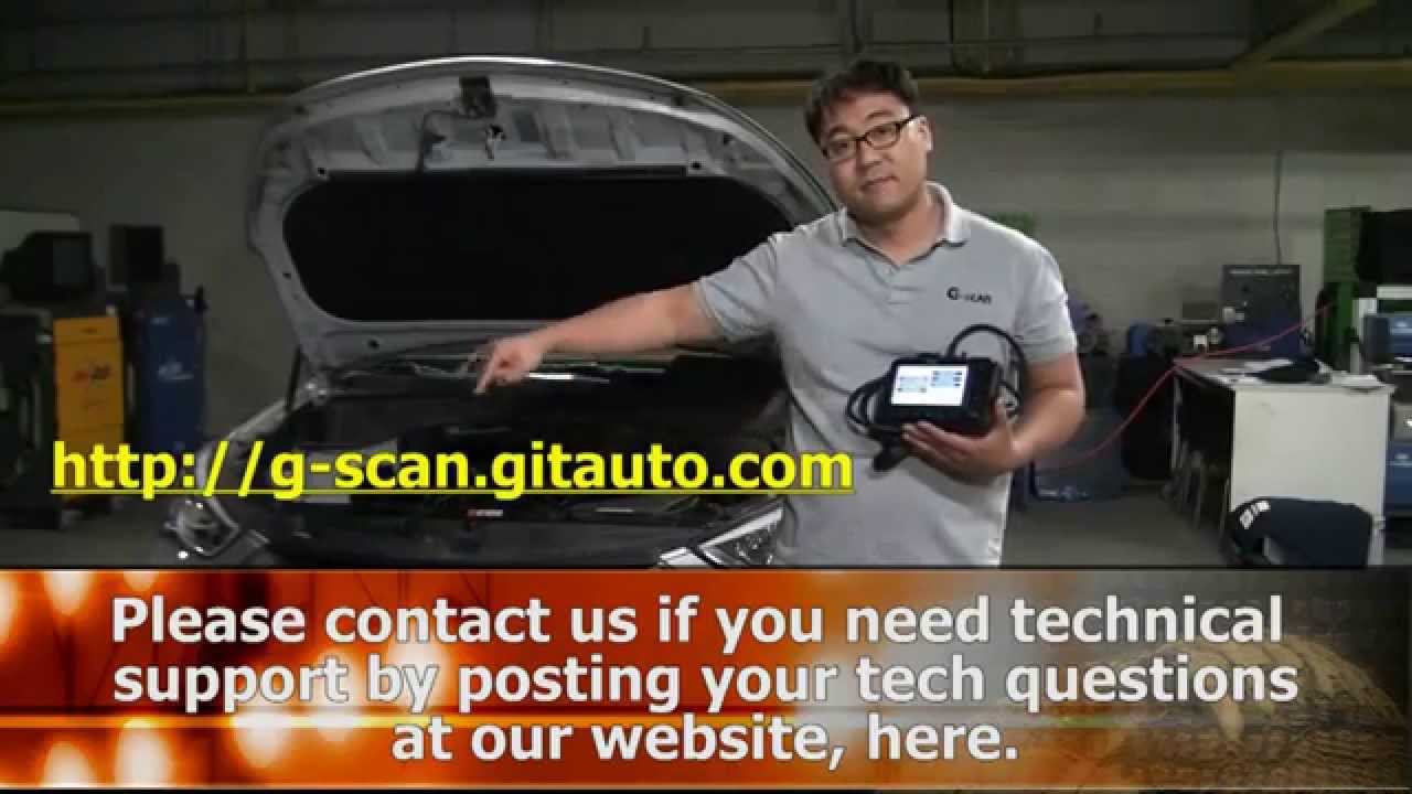 G-SCAN PRUEBA FUNCIONES ESPECIALES EN MOTOR HYUNDAI SANTA FE GLOBALTECH ECUADOR