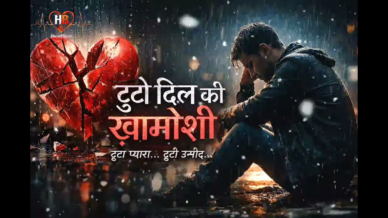 टूटा दिल की ख़ामोशी | Sad Breakup Song in Hindi | Heartbroken Shayari