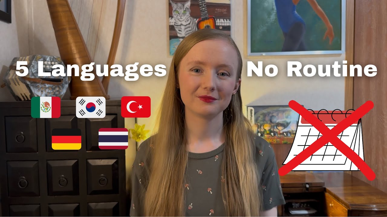 How I Study 5 Languages WITHOUT a Schedule