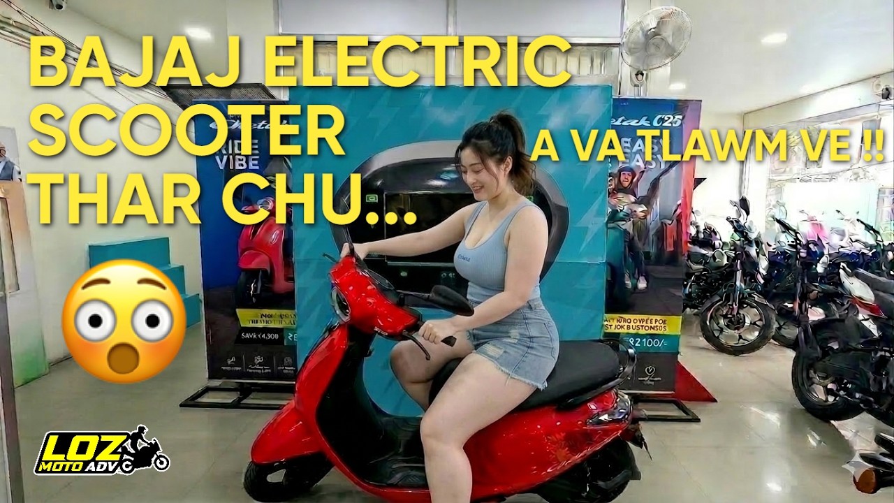 Electric Scooter chhuakthar man tlawm Bajaj Chetak C2501 bihchiang ang...