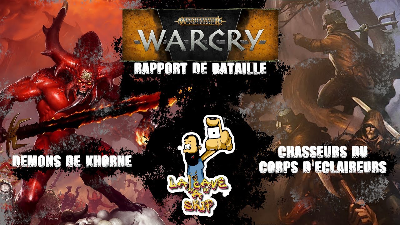 Rapport de bataille Warcry v2 : Démons de Khorne vs Chasseurs du Corps d'Eclaireurs