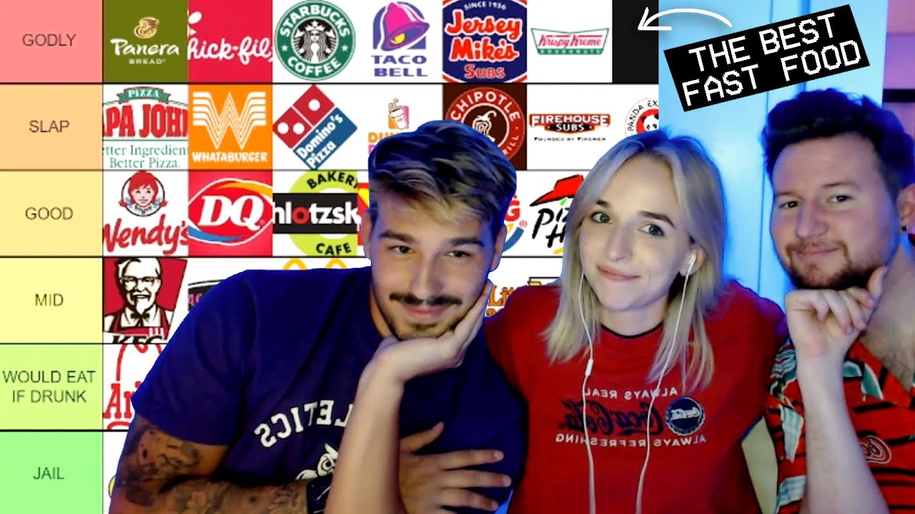 FAST FOOD TIER LIST (surprise irl stream)