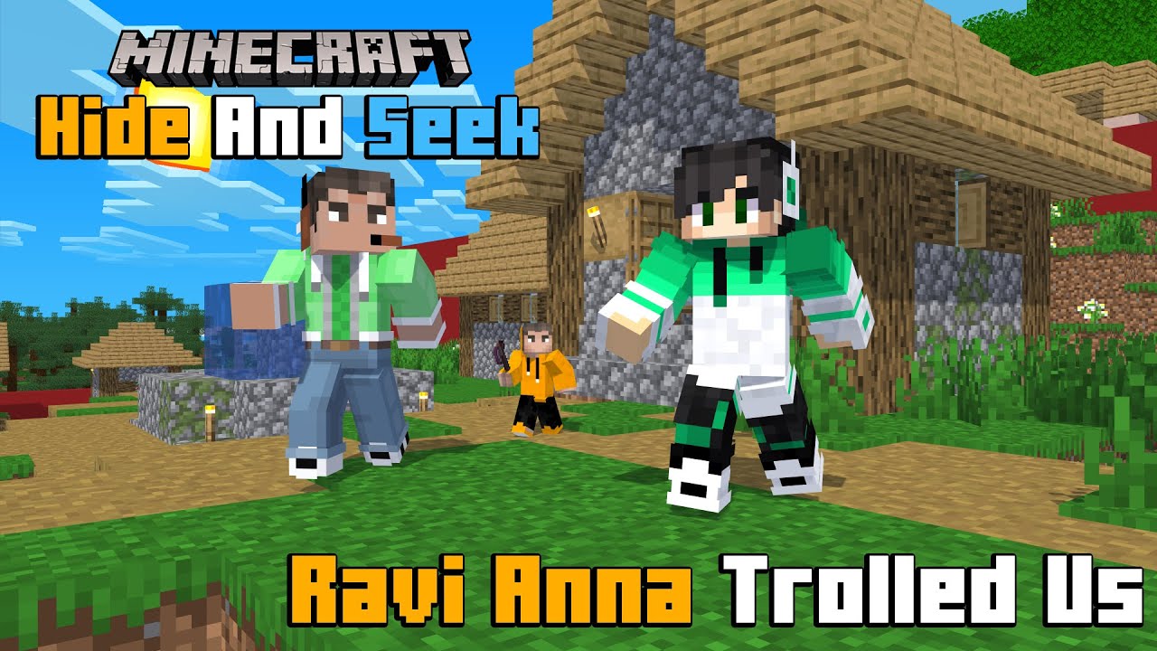 We Played Hide And Seek With @TheCosmicBoy20  | Minecraft In Telugu | Raju Gaming