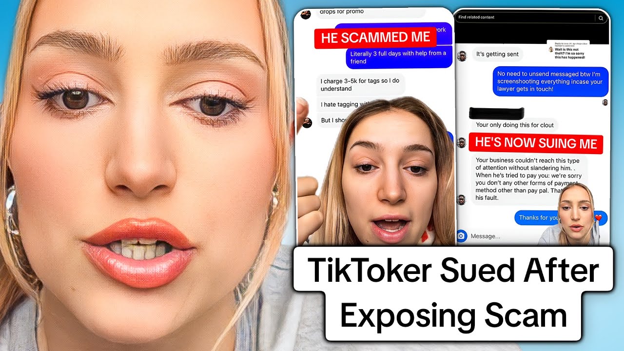 TikToker Sued After Exposing Scam