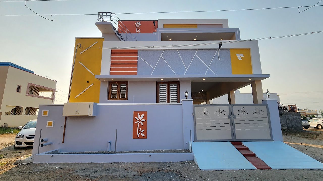 🔥2.75 சென்ட்ல Spacious Semi Furnished 📞8220631166 🔥 3BHK House for sale in Karamadai Coimbatore 
