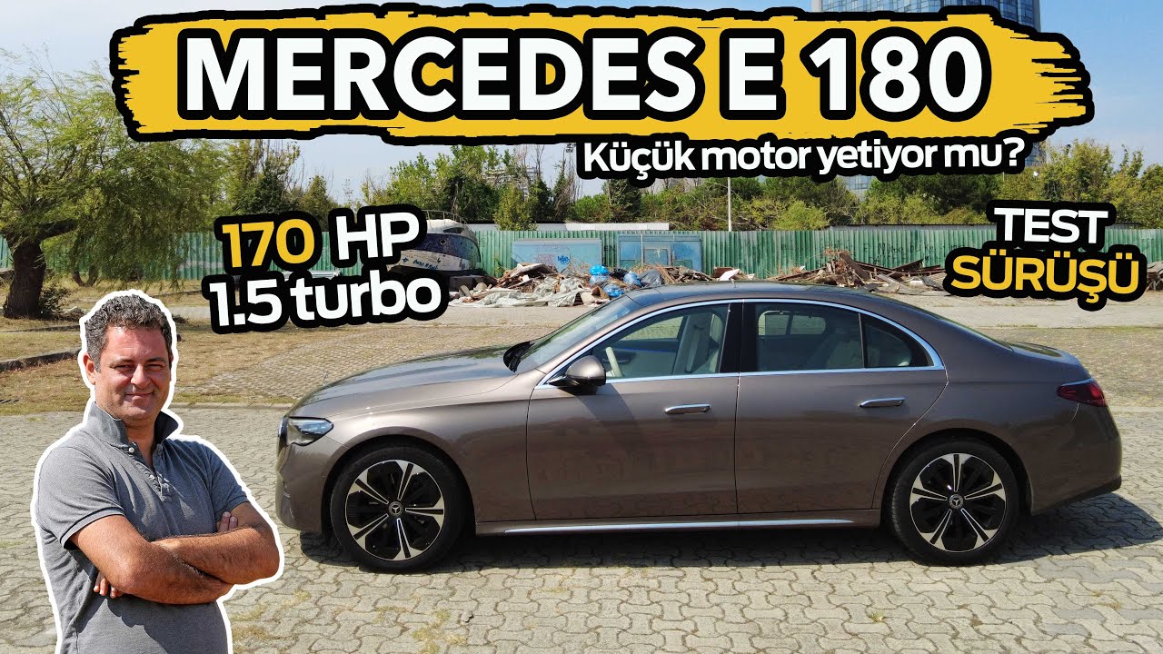 Mercedes E 180 test sürüşü (2024) | Küçük motor yetiyor mu?
