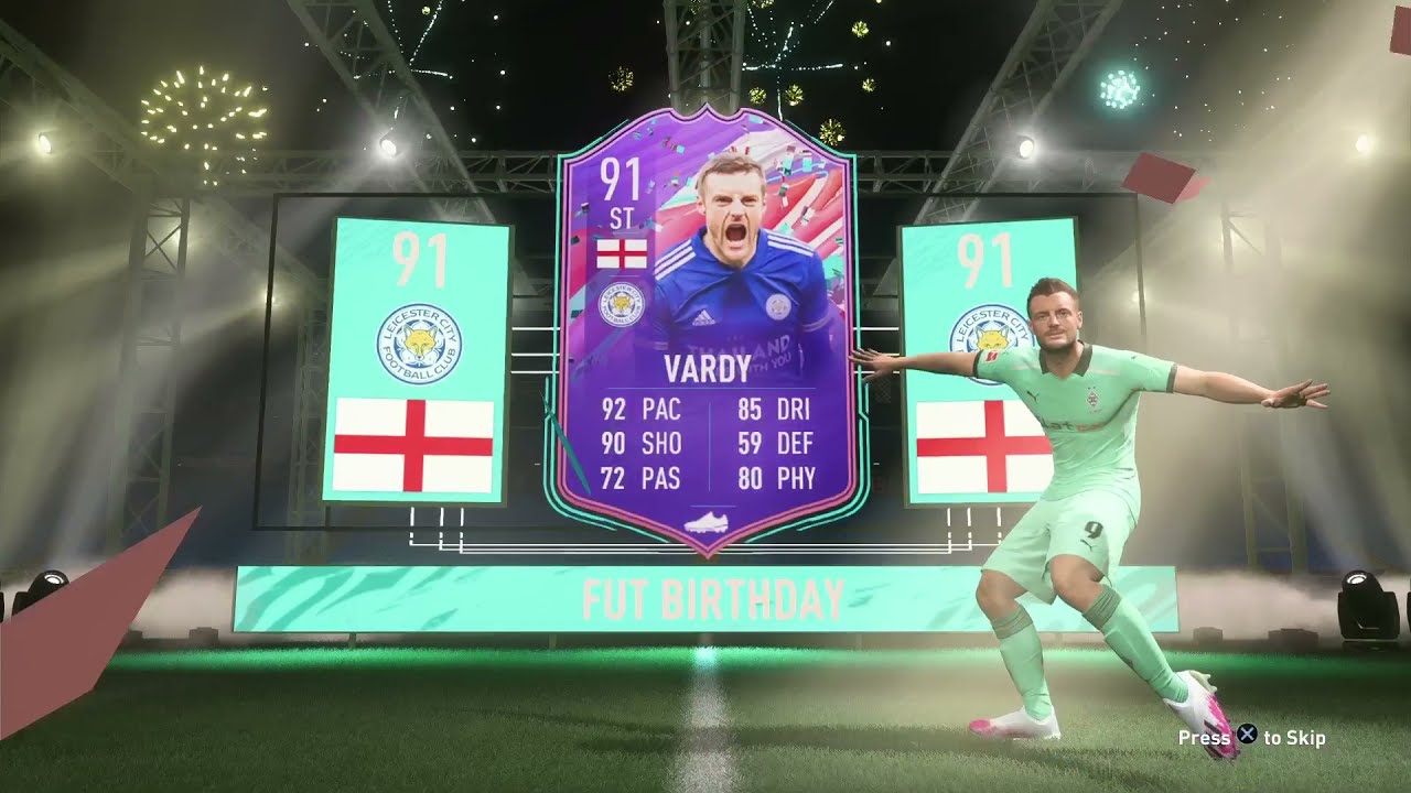 I pack fut birthday jamie vardy!!!!!Fifa21