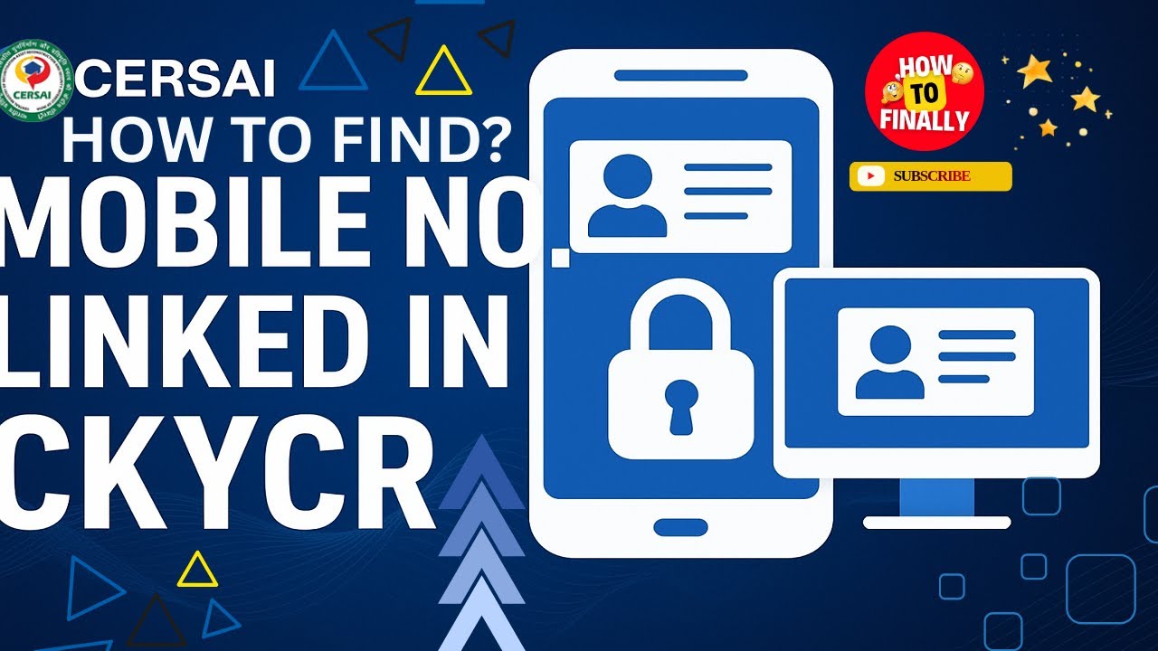 How to Find Mobile Number Linked to CKYCR ID Online | Check Which Mobile Number is Reg in CKYC ID