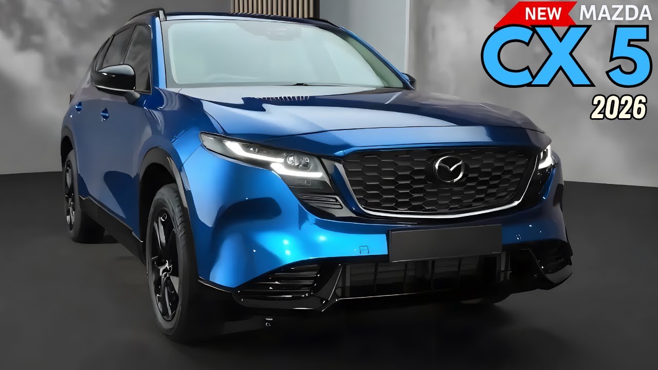 The 2026 Mazda CX-5’s Stunning Blue Transformation - Luxury Meets Style!