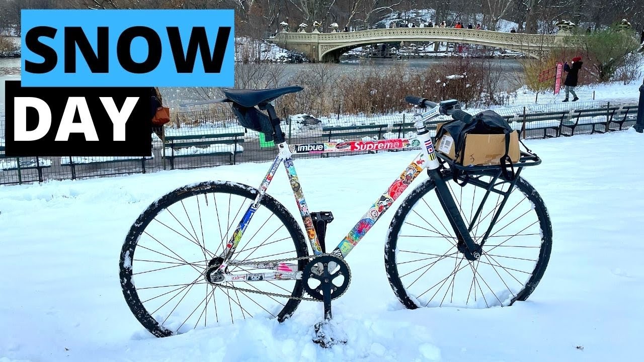 Biking NYC: Snow Day