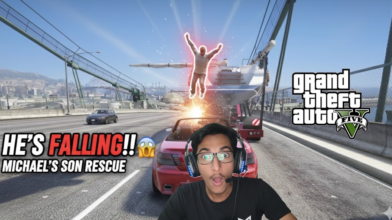 Michael in Action: Son Rescue! 💥 | Franklin | | GTA V gameplay #2