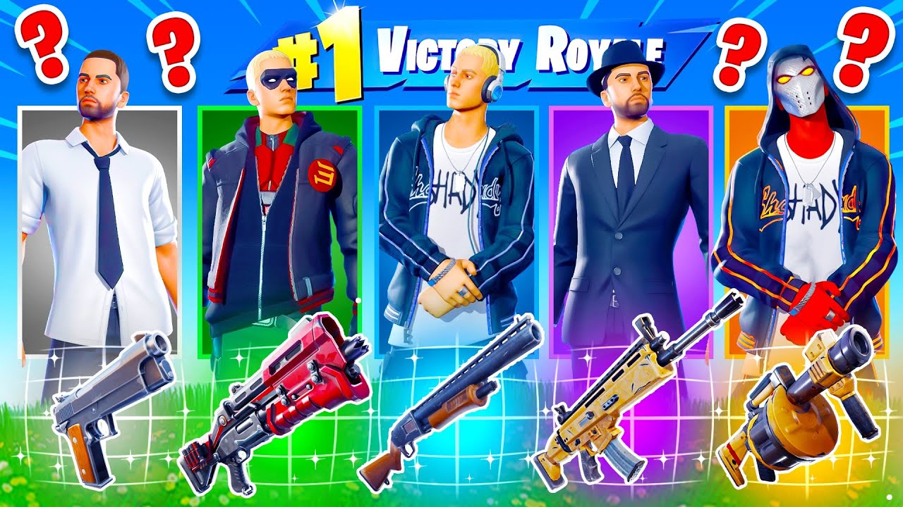 LOSOWY EMINEM CHALLENGE w FORTNITE OG