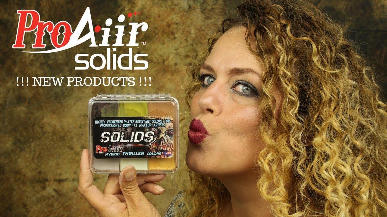 NEW ProAiir Solids | Waterproof face paint | Special Effects Makeup