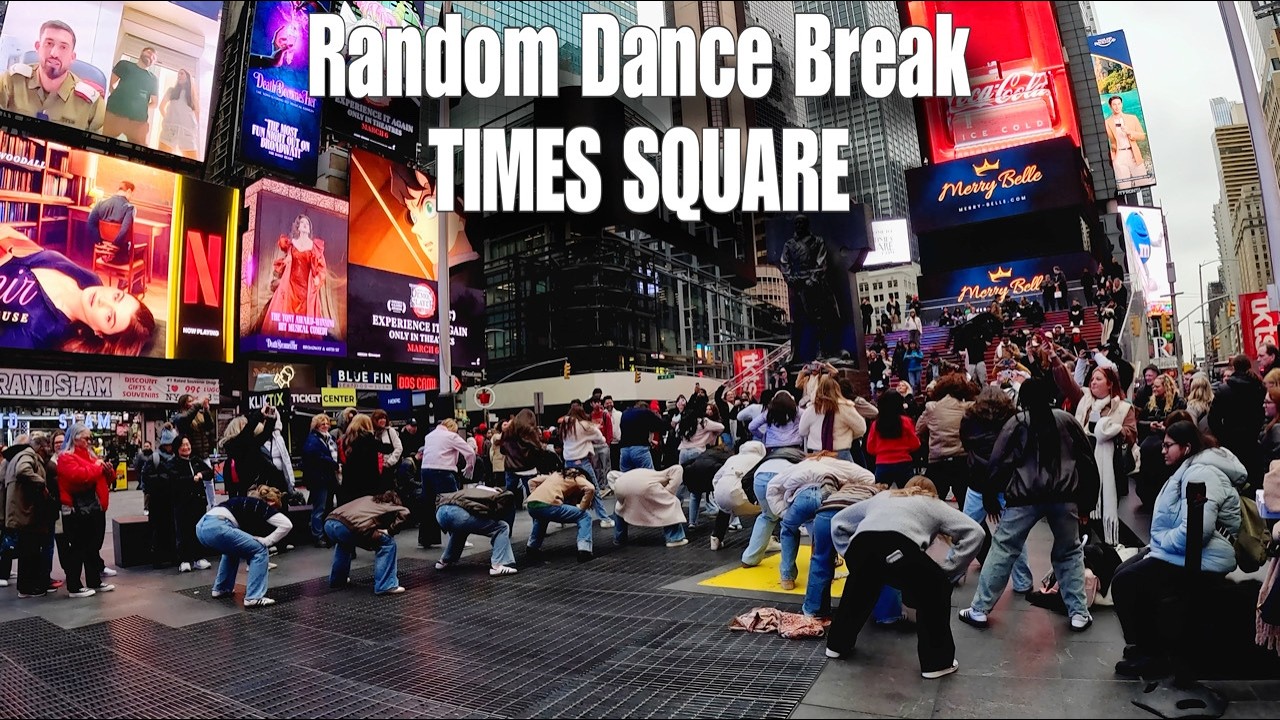 Times Square NYC Walk 🇺🇸 Random Dance Break in the Crowd | March 6, 2026
