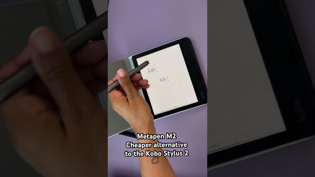 Metapen M2 cheaper alternative to the Kobo Stylus 2 for Kobo Libra Colour! It is half the price! ✨✨