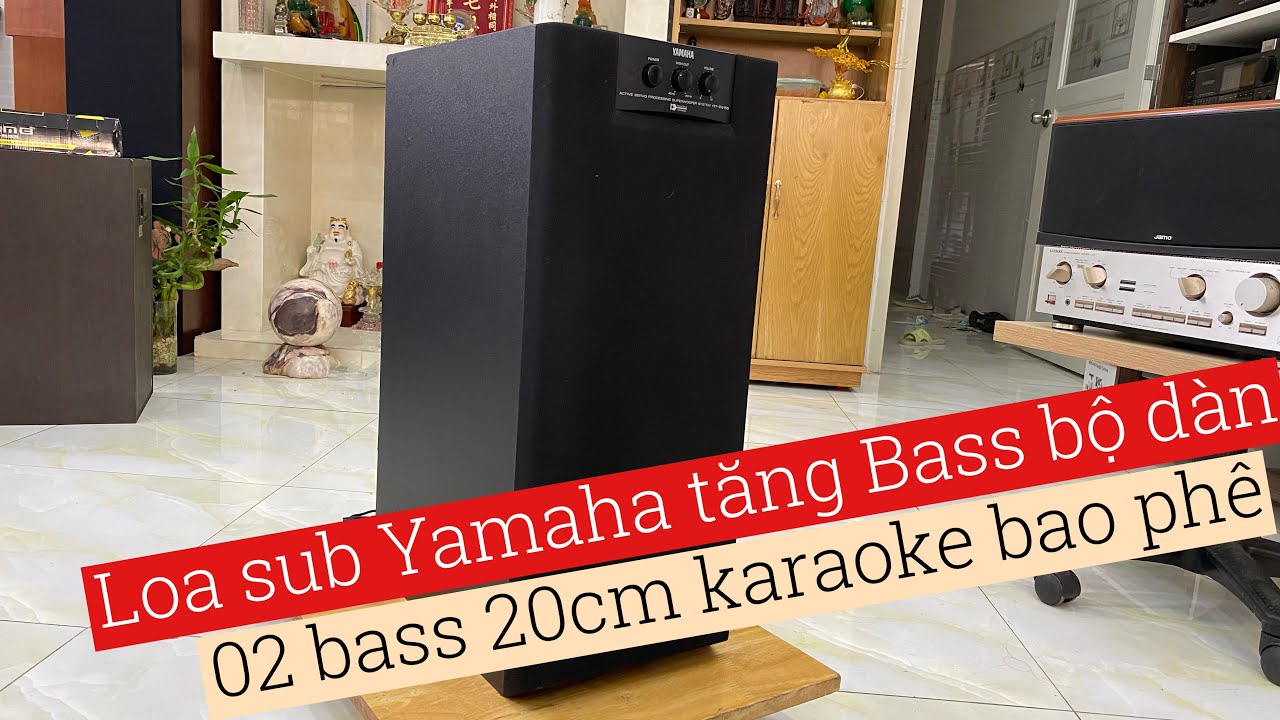 (Đã bán)sub Điện Yamaha YST-SW150 công suất 120w,2 Bass 20cm.karaoke cực phê giá rẻ. Lh 0834563852