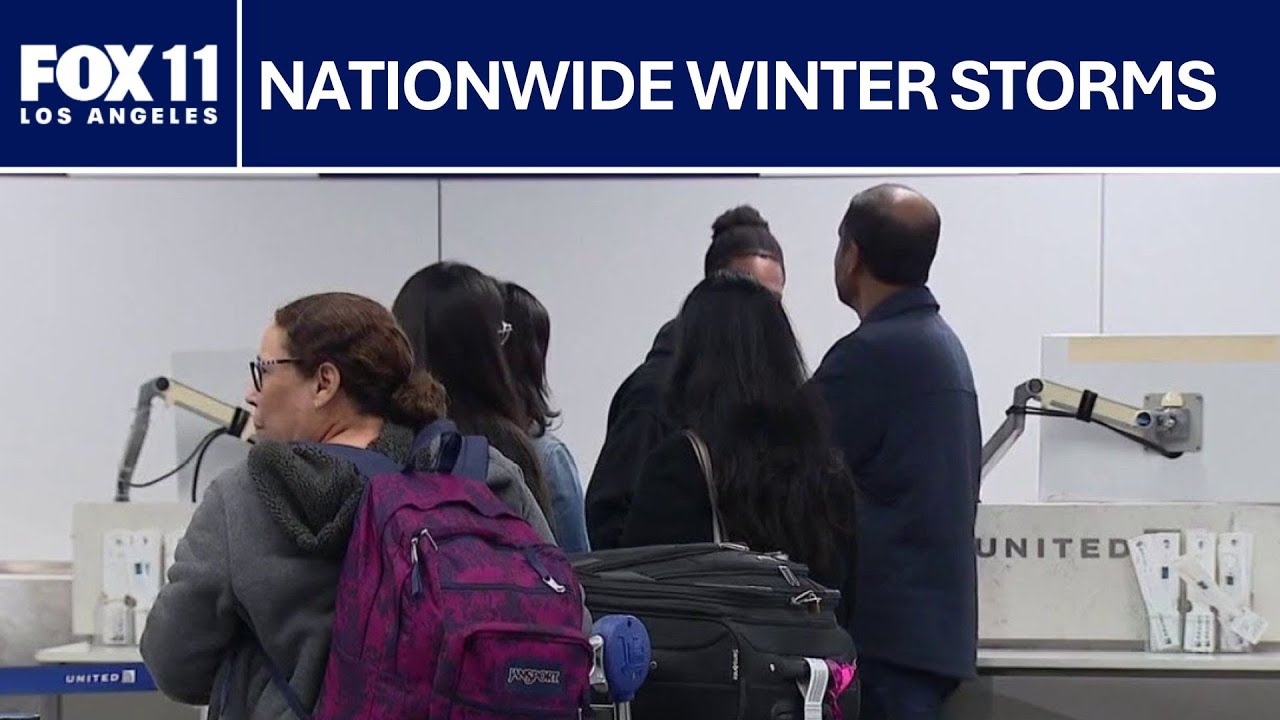 Winter storm impacted flights