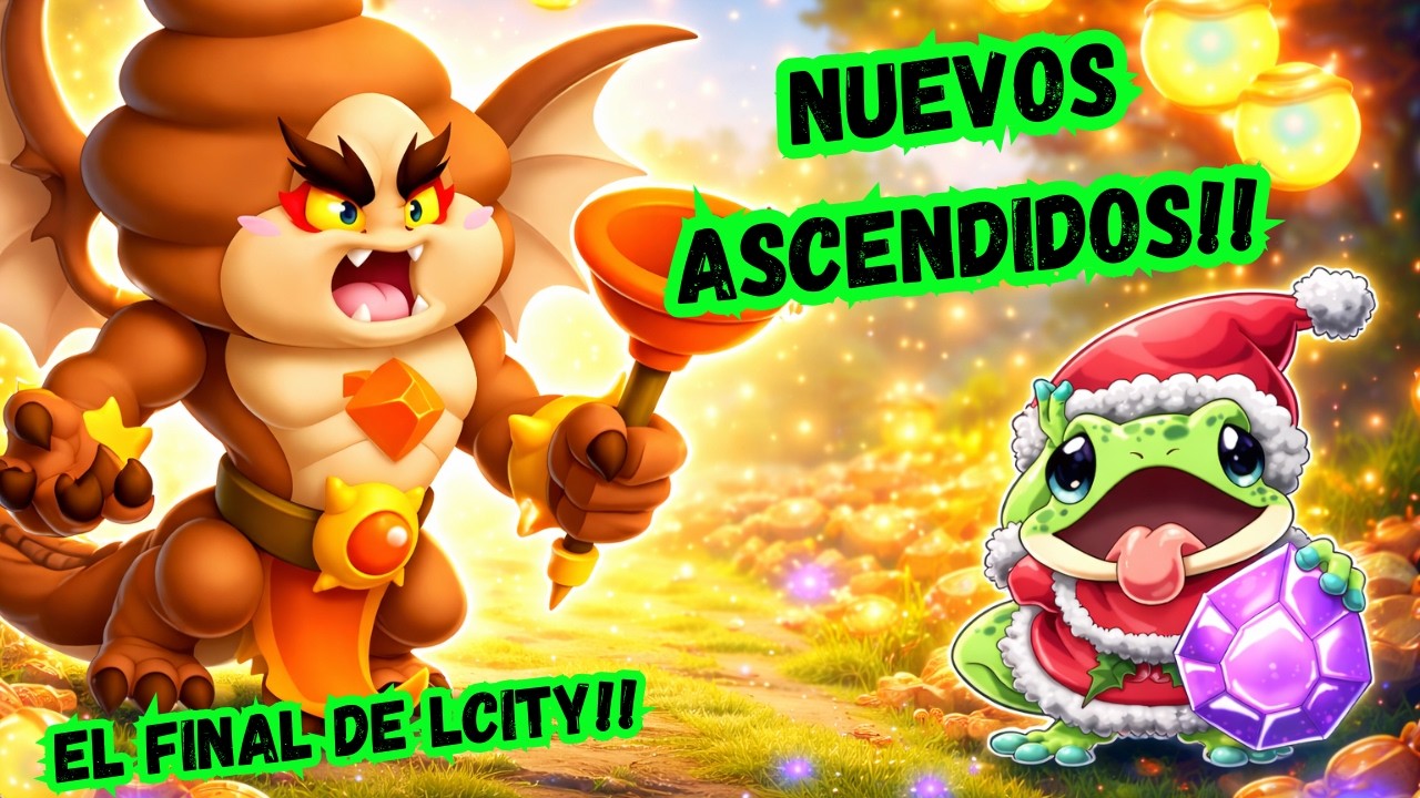 NUEVO HEROICO VIP ES ASCENDIDO 😱 EL FIN DE LCITY!! en Dragon City