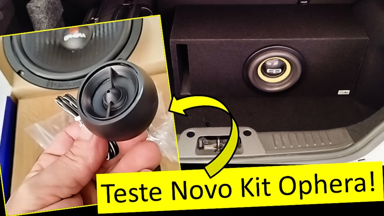 Fiesta Kit 2 Vias Ophera Mezzo, Amp Ophera, Sub FB 450W 8