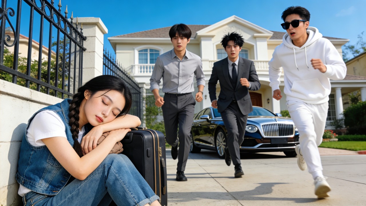 Ibu angkat mengusirnya ke desa miskin… tiga kakak CEO datang dengan mobil sport menjemputnya!