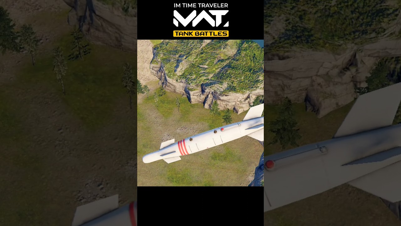 500MM YJ-1000 Bomb in MWT Tank Battles | Im Time Traveler | #Shorts