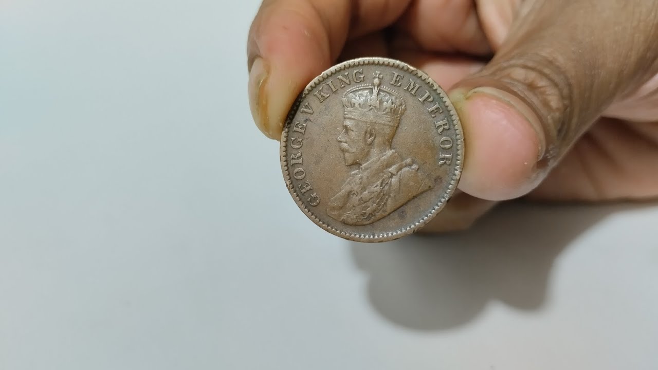 British Indian rare Coin 1936.George-V king emperor.