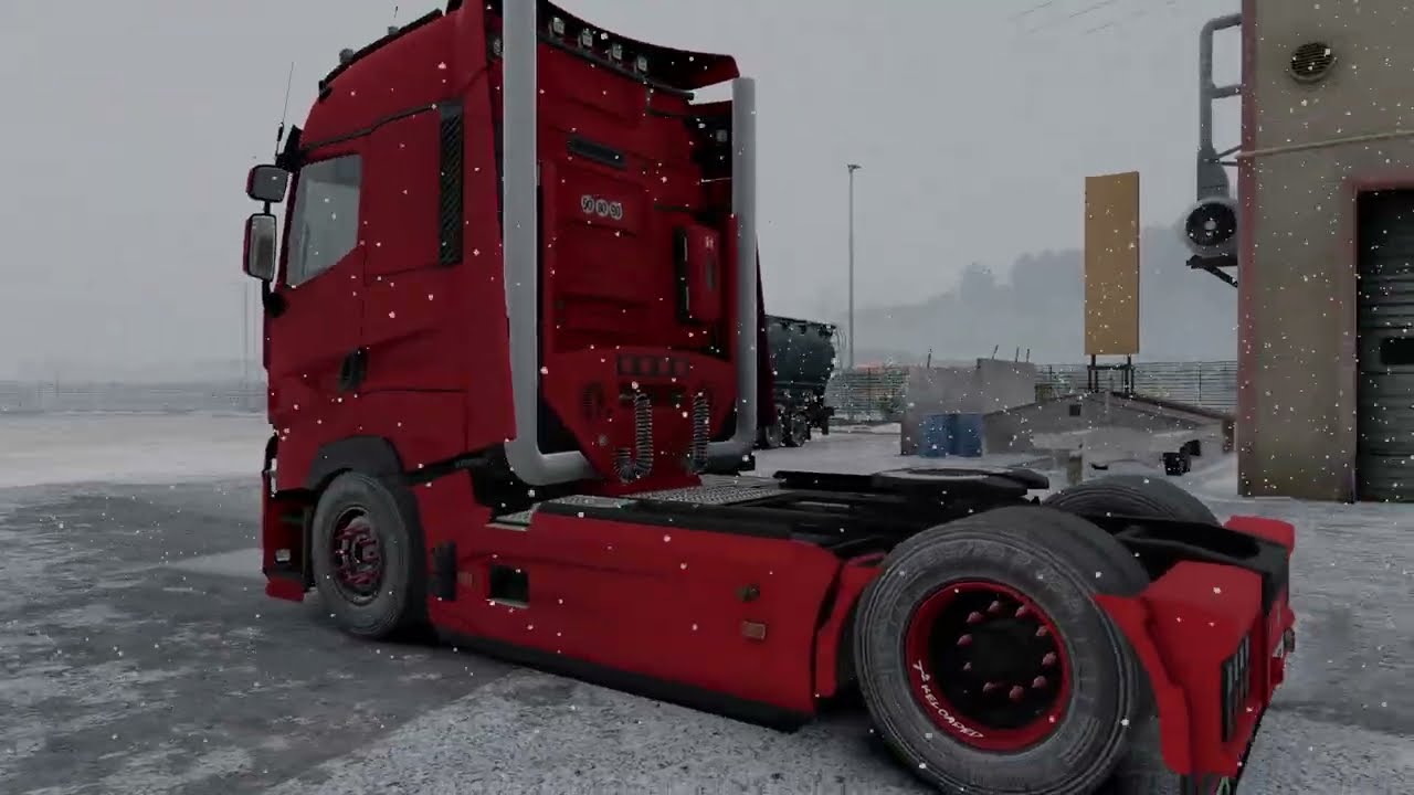 [ETS 2] Renault Truck T Evo_Winter GreeceMap  Delivery
