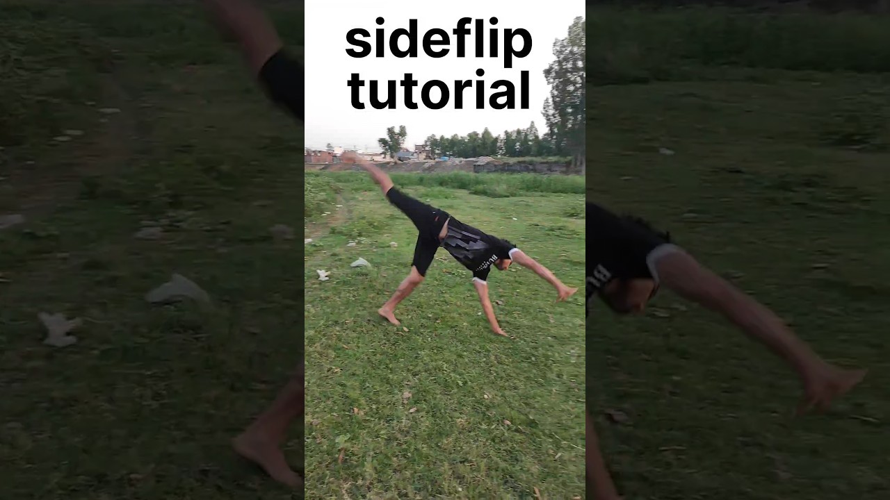 sideflip tutorial 🔥#shorts #flips #tutorials #ytshort #side #viral #sideflips