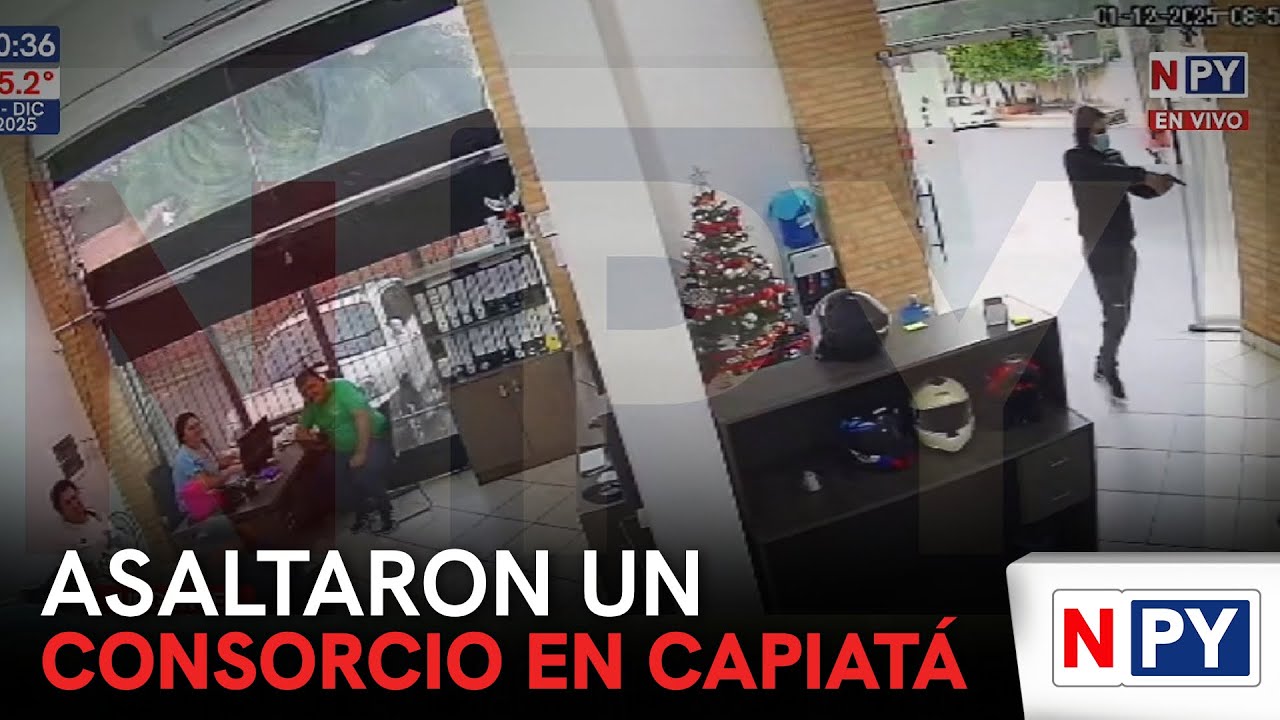 Asaltaron un consorcio en Capiatá