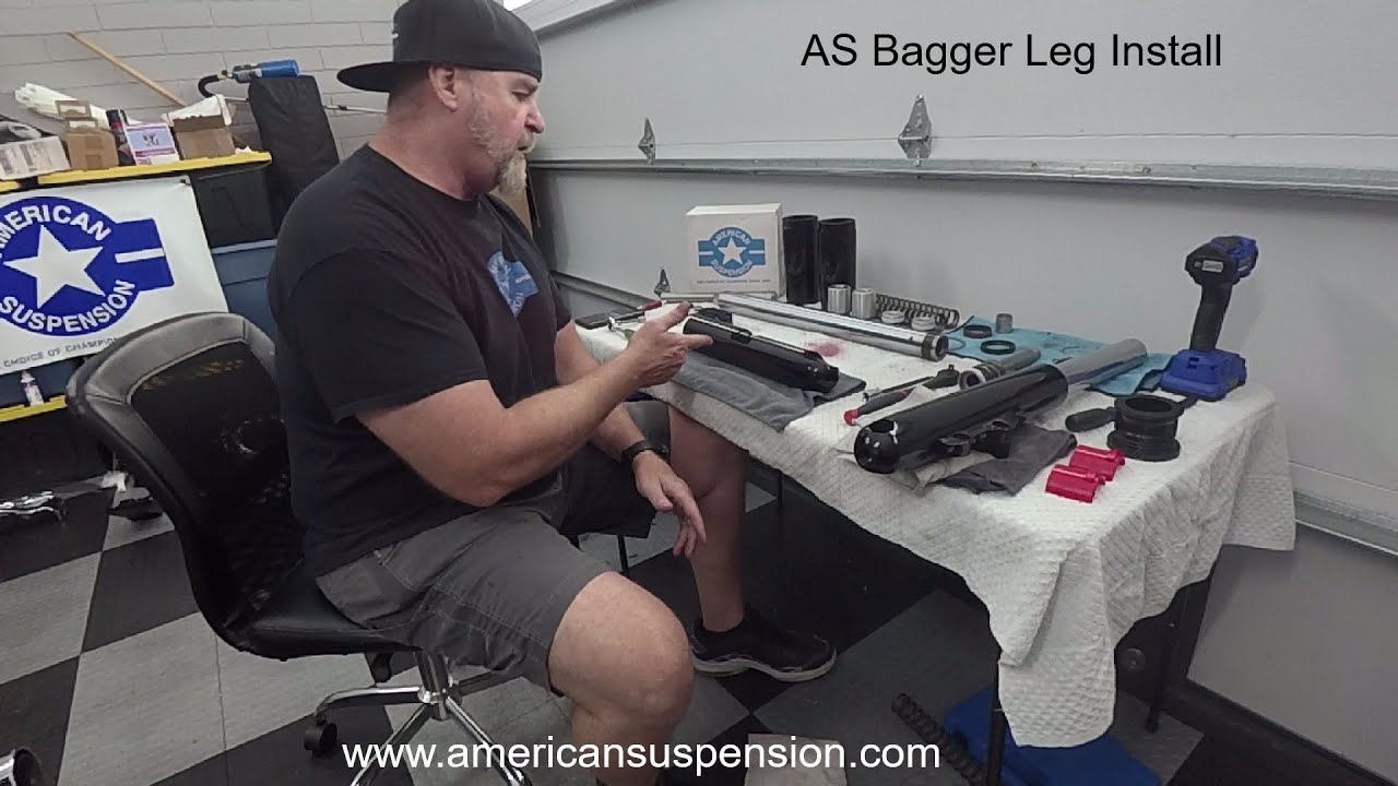 American Suspension F41/F49 Bagger Lower Leg install