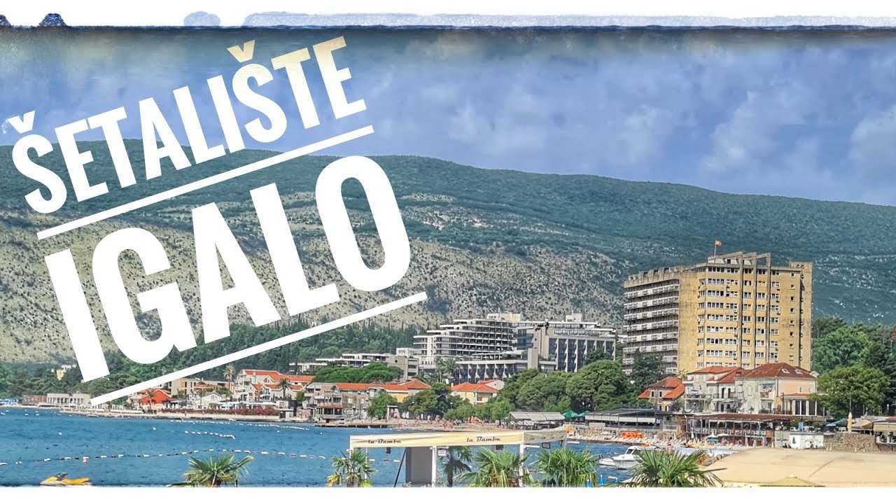 Igalo setnja kroz mesto (šetaliste Igalo) #crnagora #bokakotorska #setaliste #montenegro