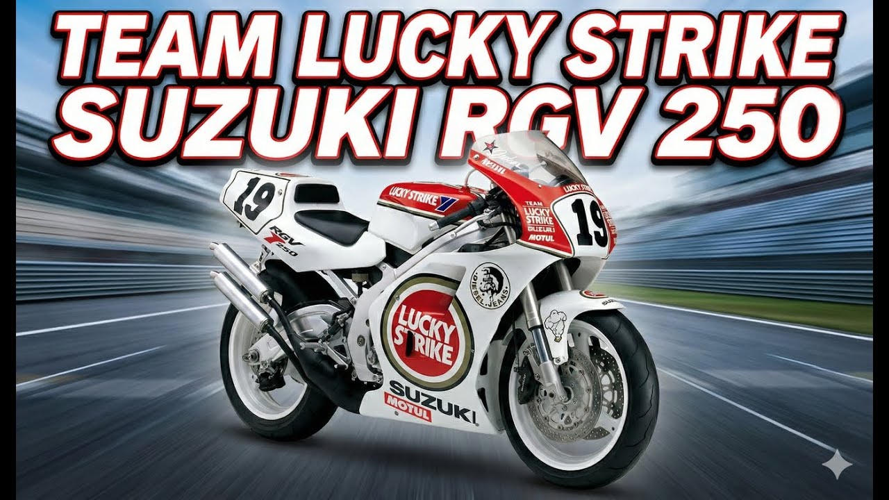 TEAM LUCKY STRIKE SUZUKI RGV 250 #2stroke #gp #racing #suzuki #rgv #250cc