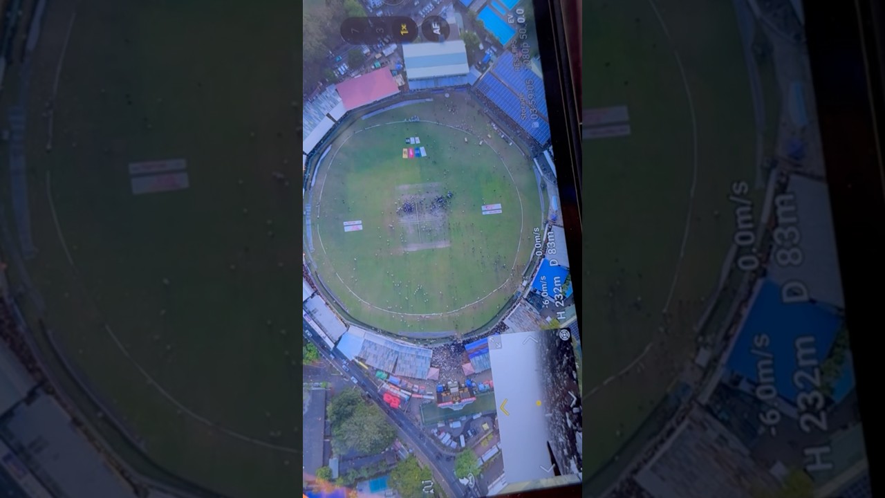 Royal Thomian Big Match 2025 wining moment. #cricketshorts #cricket  #cricketlivebroadcasting #drone