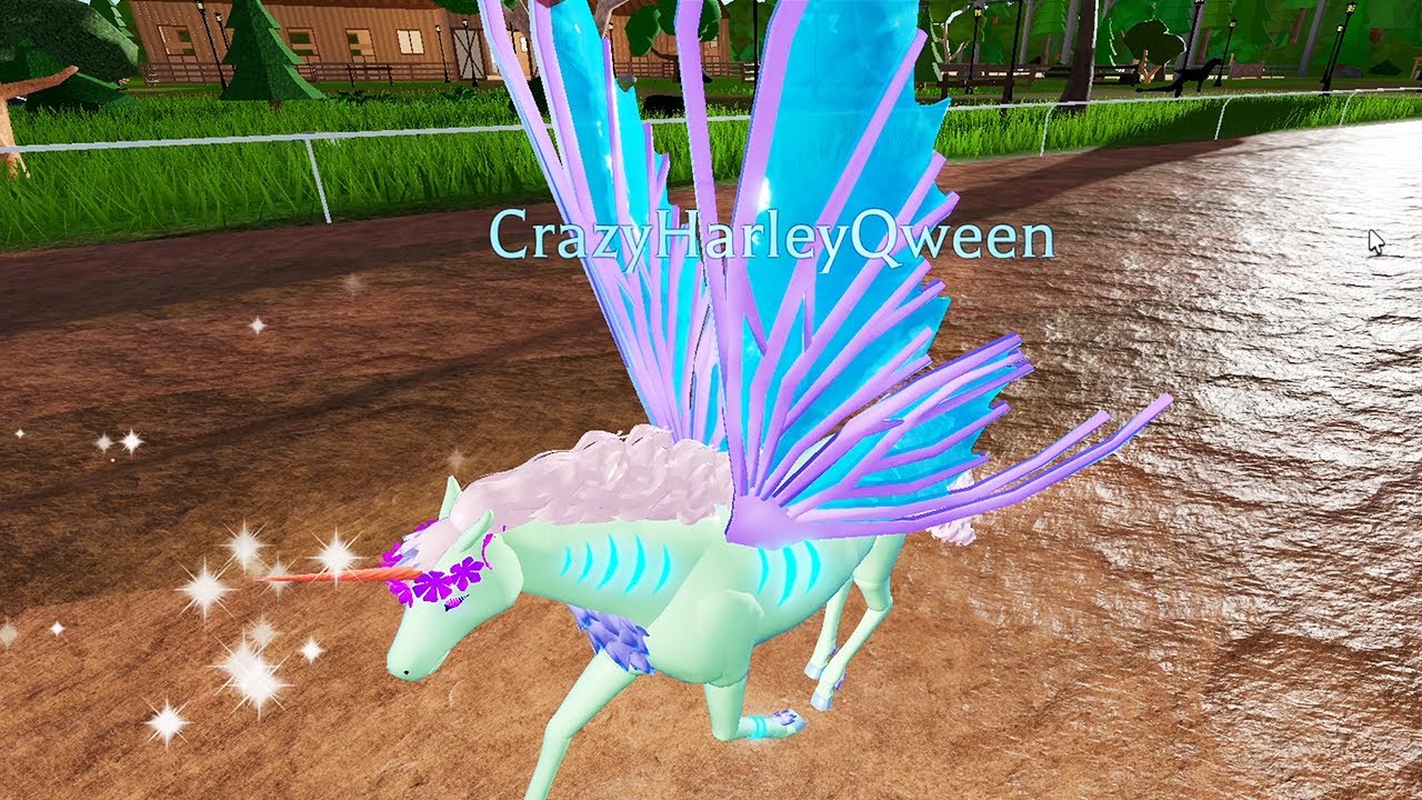 Стала летающей лошадью. Симулятор Мир Лошадей Роблокс/ Roblox - ОГУРЧИК