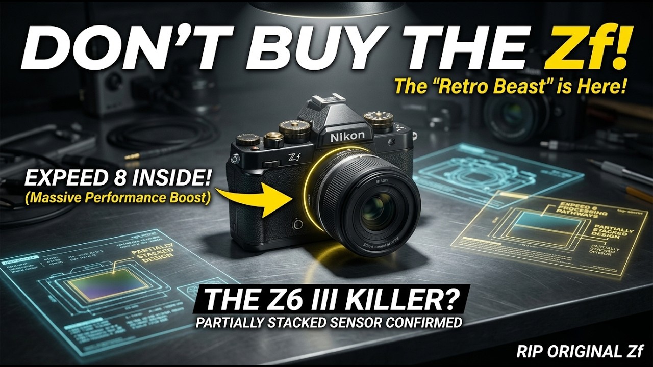 Nikon Zf II Massive Leaks: Expeed 8 & Partially Stacked Sensor Revealed!