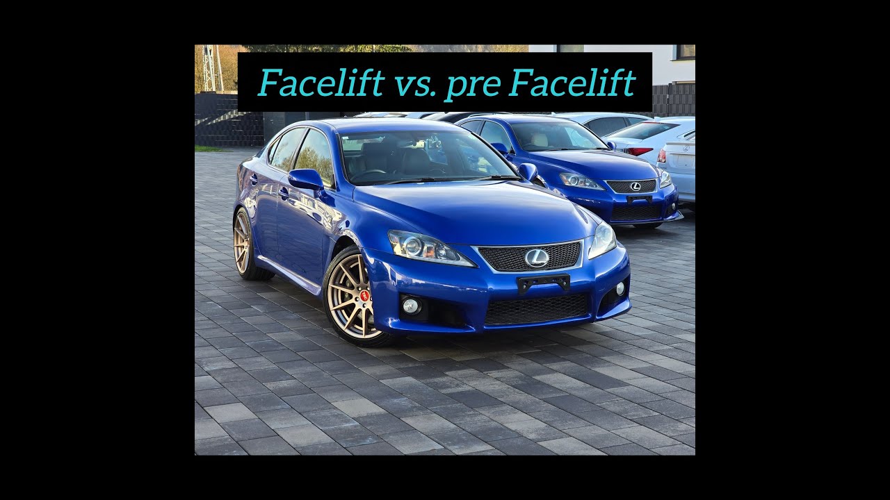 2010 Lexus IS-F vs 2009 Lexus IS-F