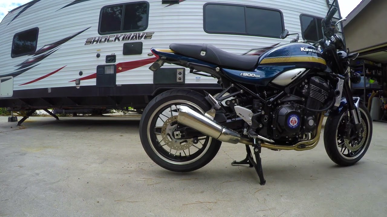 Kawasaki z900rs Akrapovic Headers vs Stock