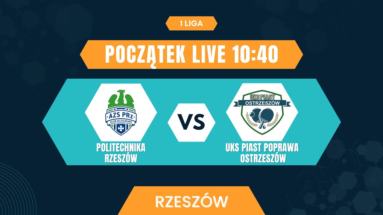 I LIGA: Politechnika Rzeszów-UKS PIAST POPRAWA OSTRZESZÓW